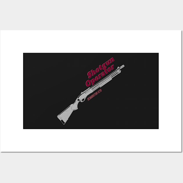 SHOTGUN OPERATOR Wall Art by Cataraga